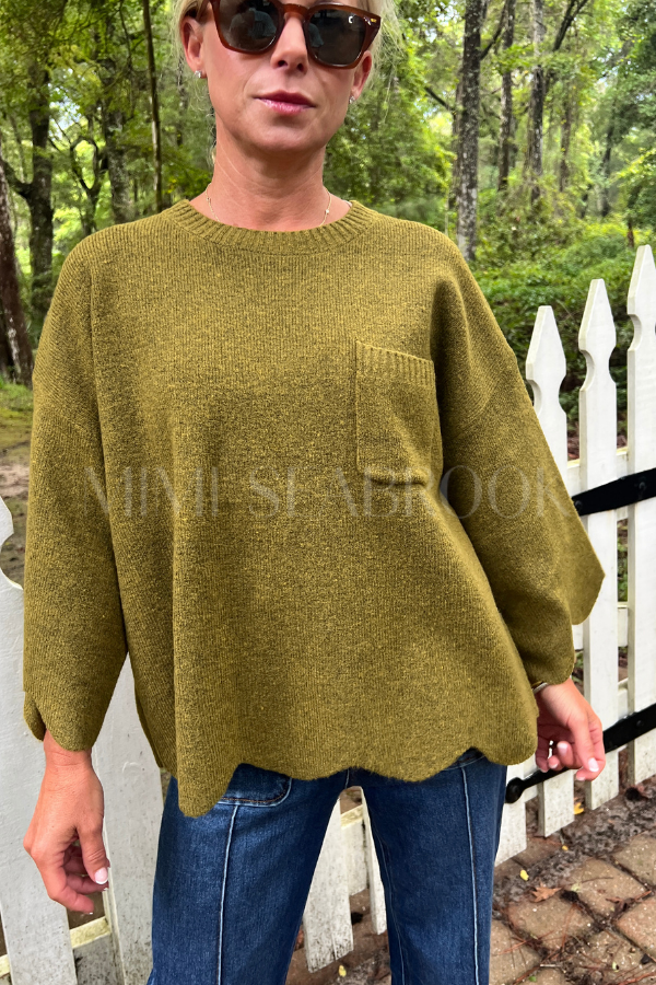 Alicia sweater, olive
