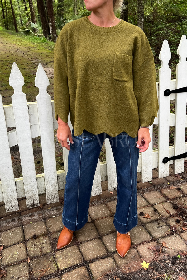 Alicia sweater, olive