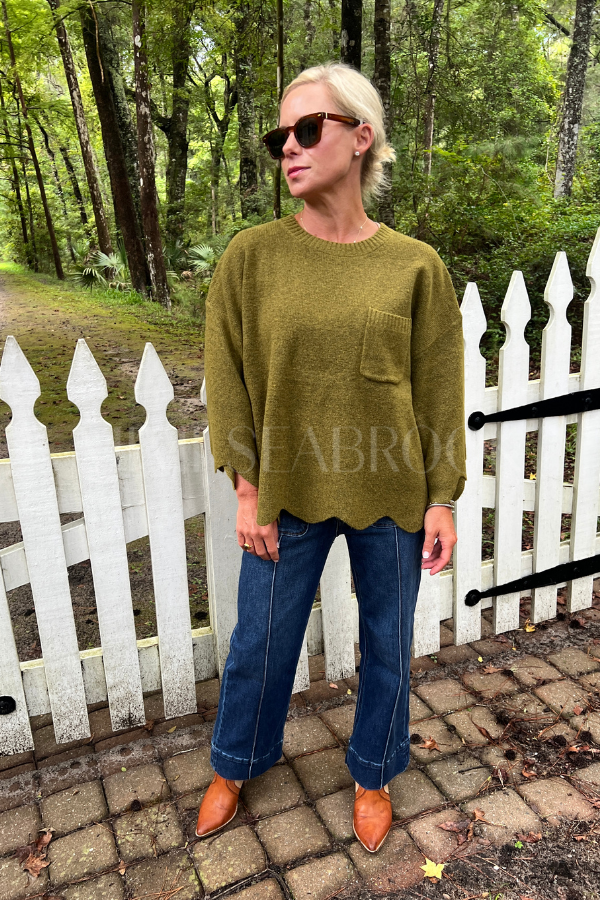 Alicia sweater, olive