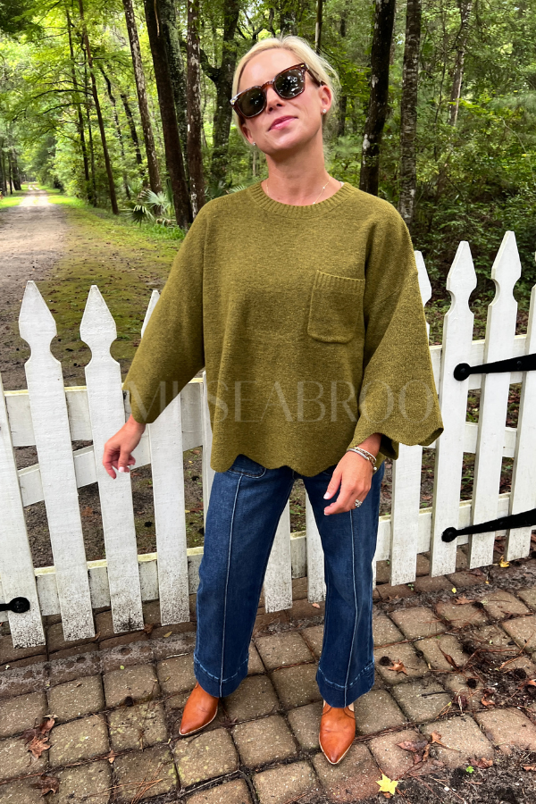 Alicia sweater, olive