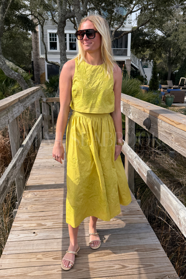 Allens top & skirt set