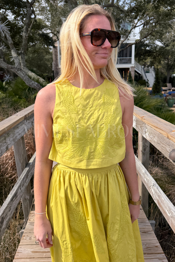 Allens top & skirt set