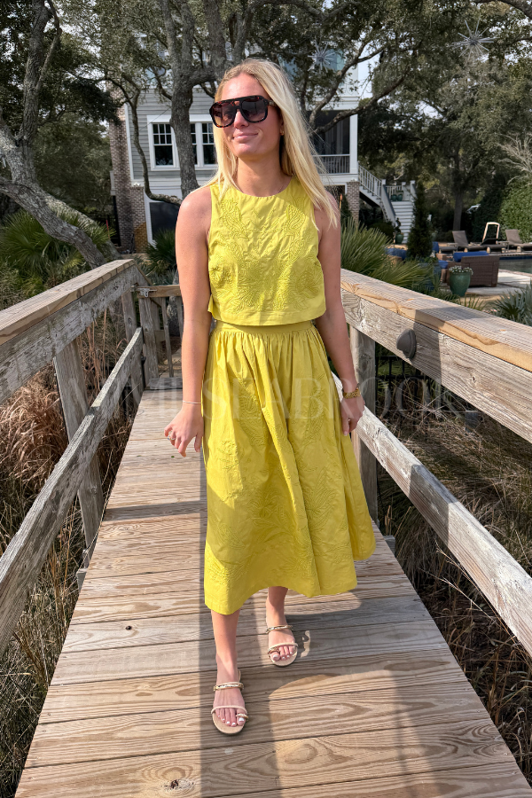 Allens top & skirt set