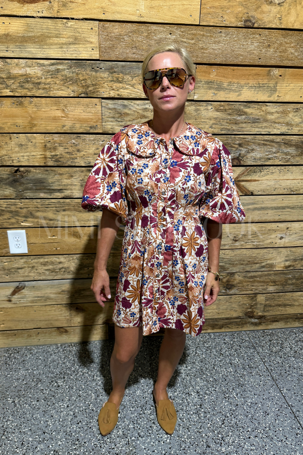 Altamont dress, rust