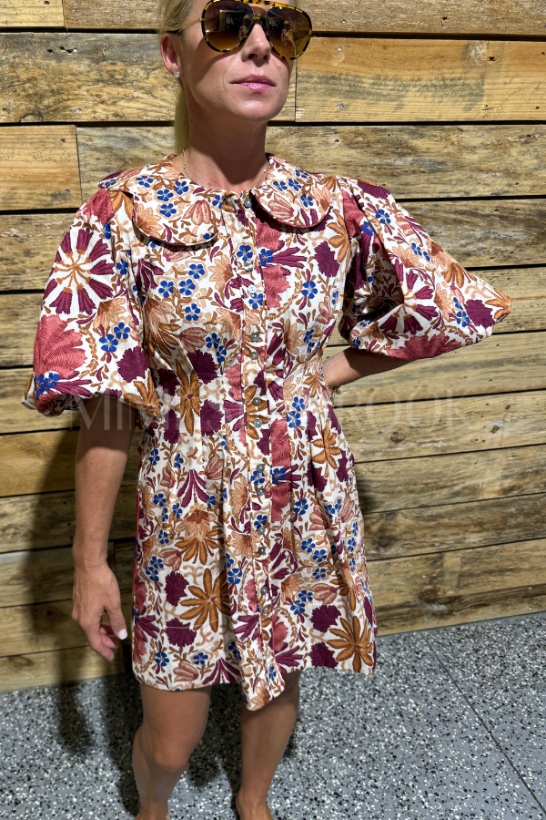 Altamont dress, rust