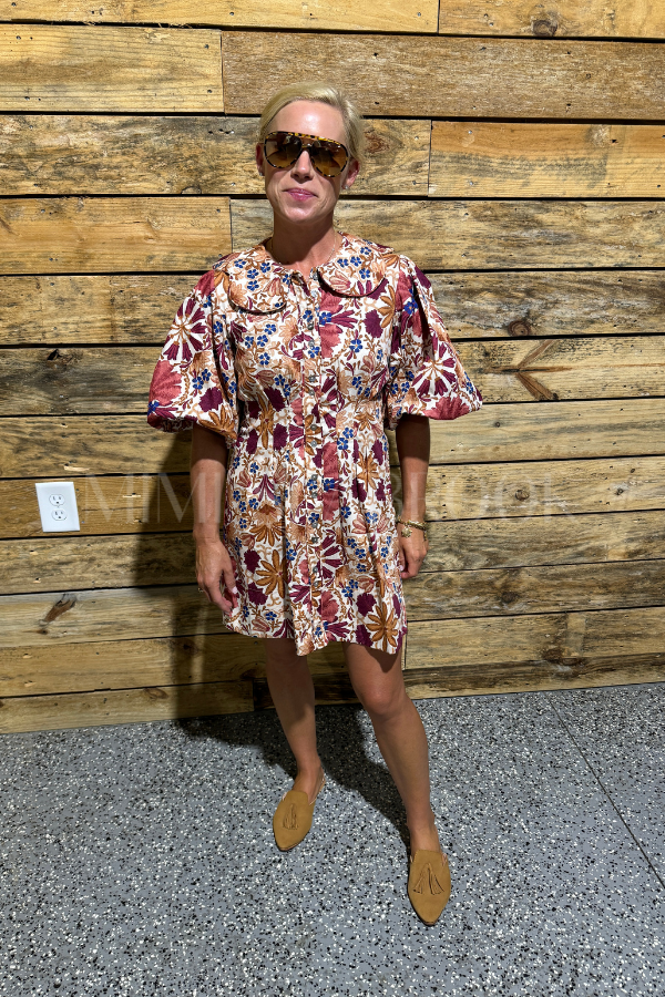 Altamont dress, rust
