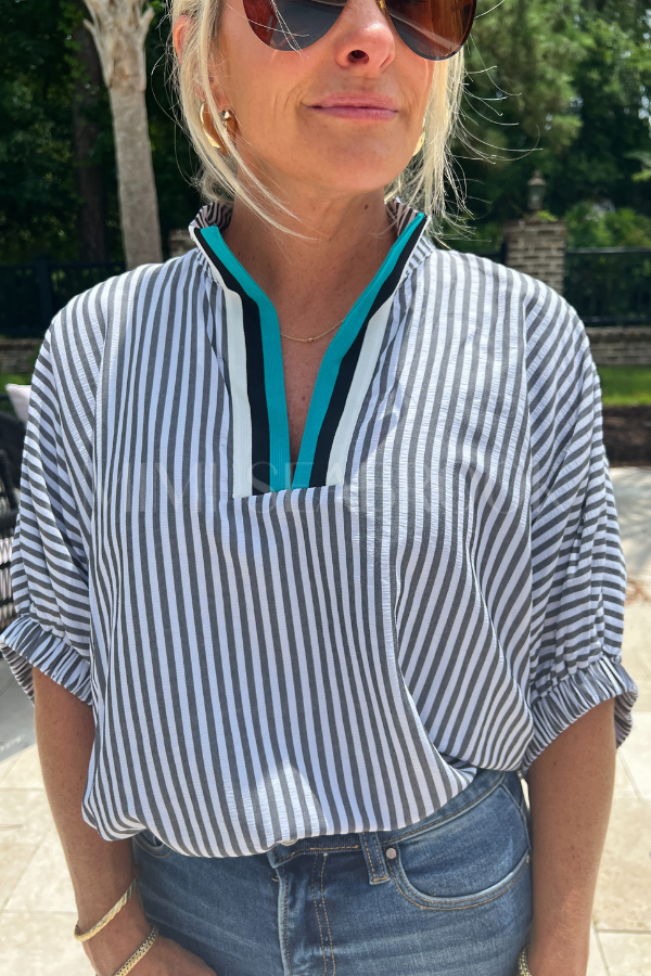 Alton top, black