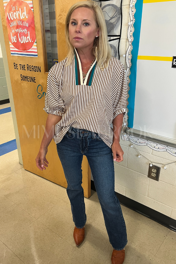 Alton top, caramel