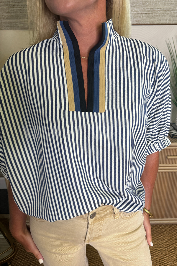 Alton top, navy