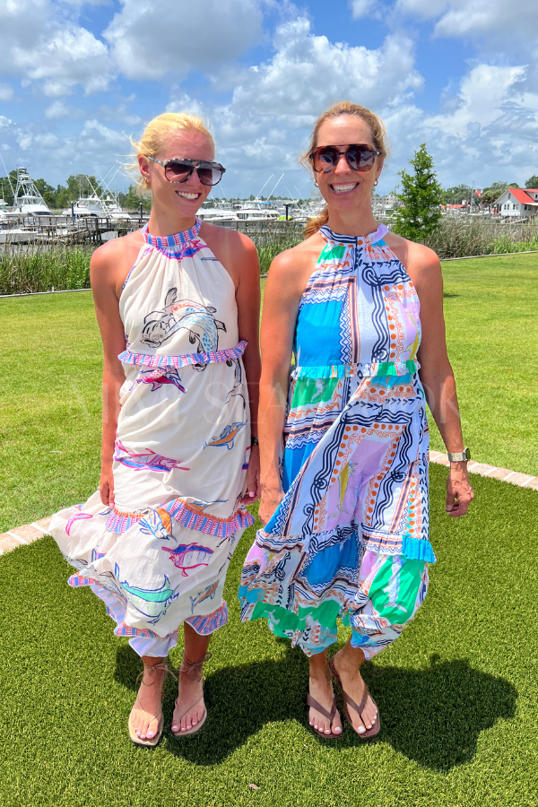 Alys Beach Dress by King + Pitt, conch republic print (pre-order)