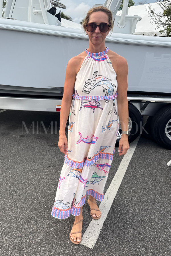 Alys Beach Dress by King + Pitt, chroma reef print (pre-order)