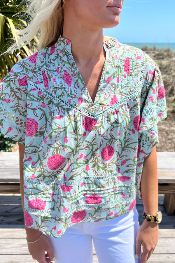 Amity top, mint