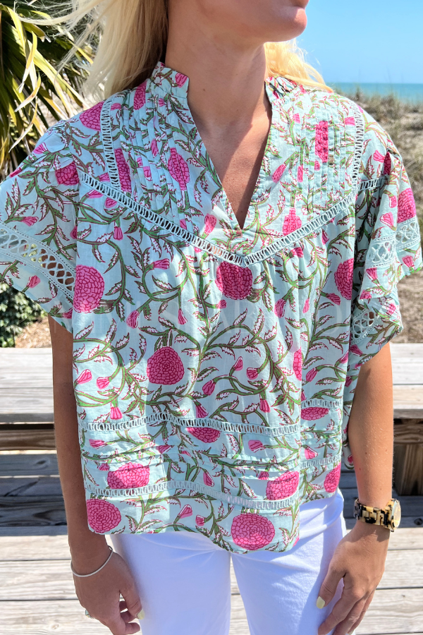 Amity top, mint