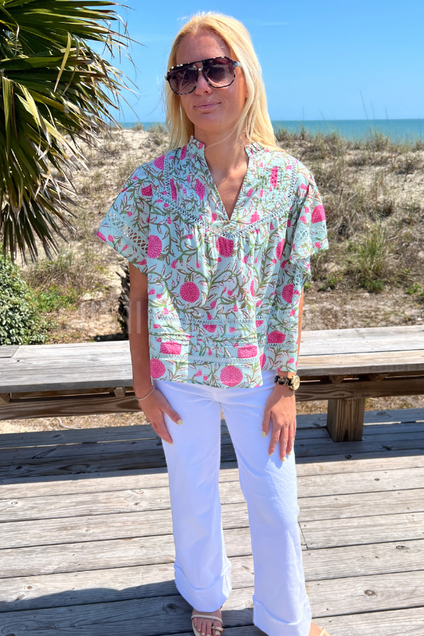 Amity top, mint