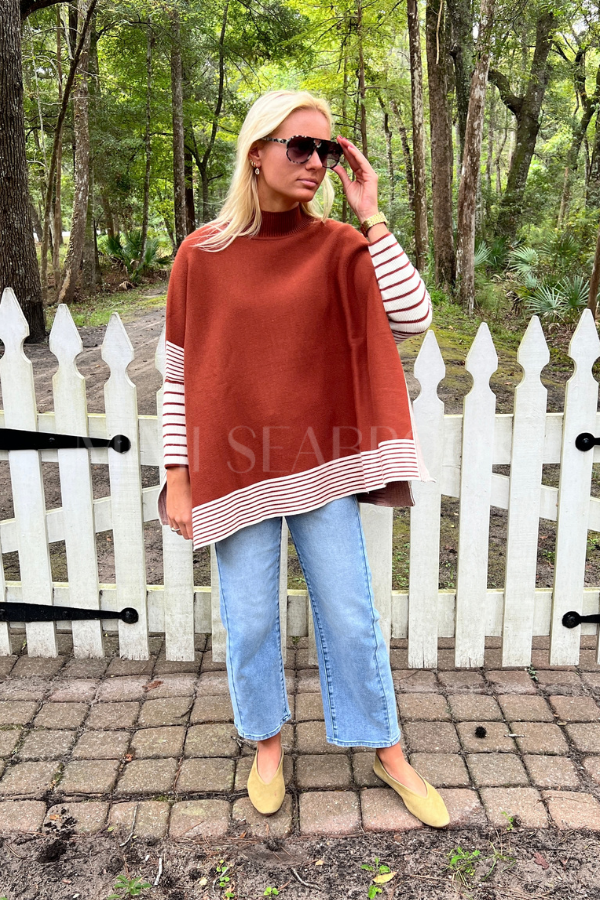 Andrea sweater, rust