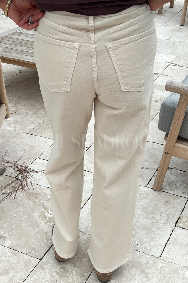 Angela jeans, almond