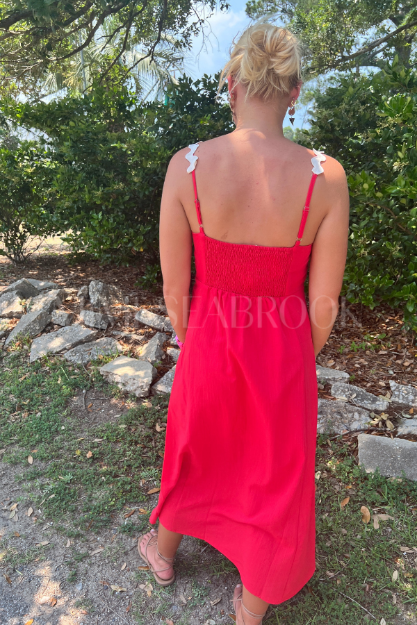 Angelina dress, red