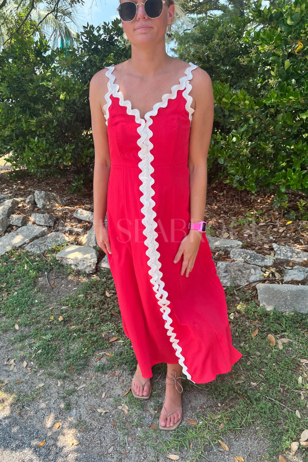 Angelina dress, red