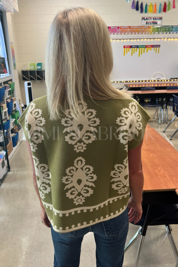 Annandale top, olive