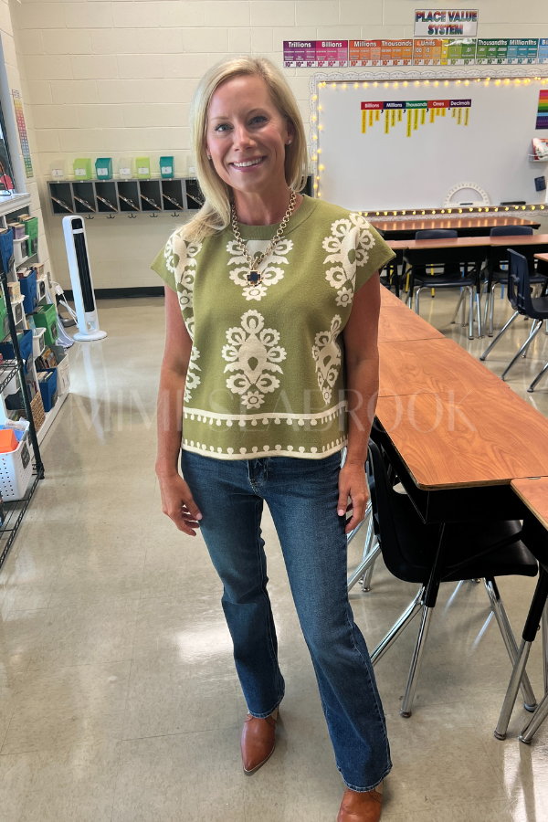 Annandale top, olive