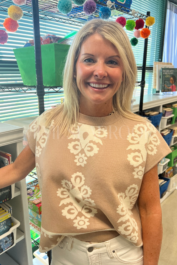 Annandale top, taupe