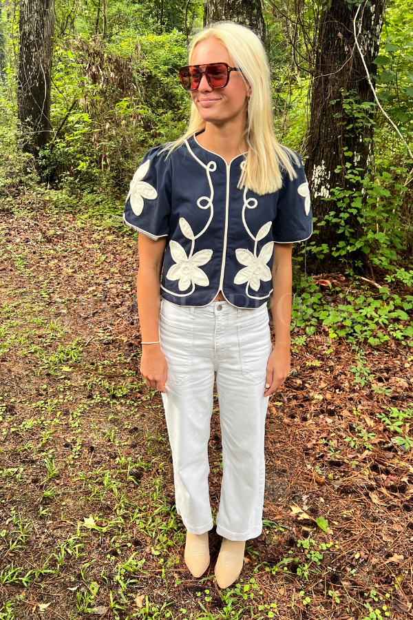 Annora top, navy