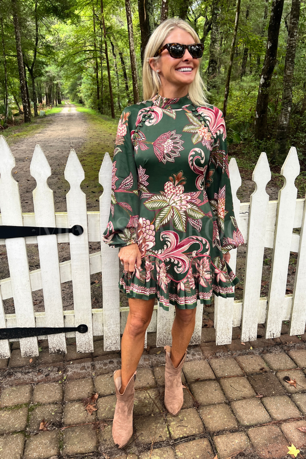 Arabesque Paradise Floral Mini Dress by Farm Rio