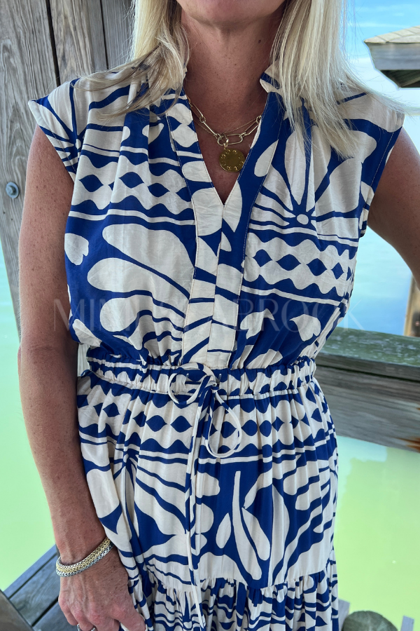 Arledge dress, blue