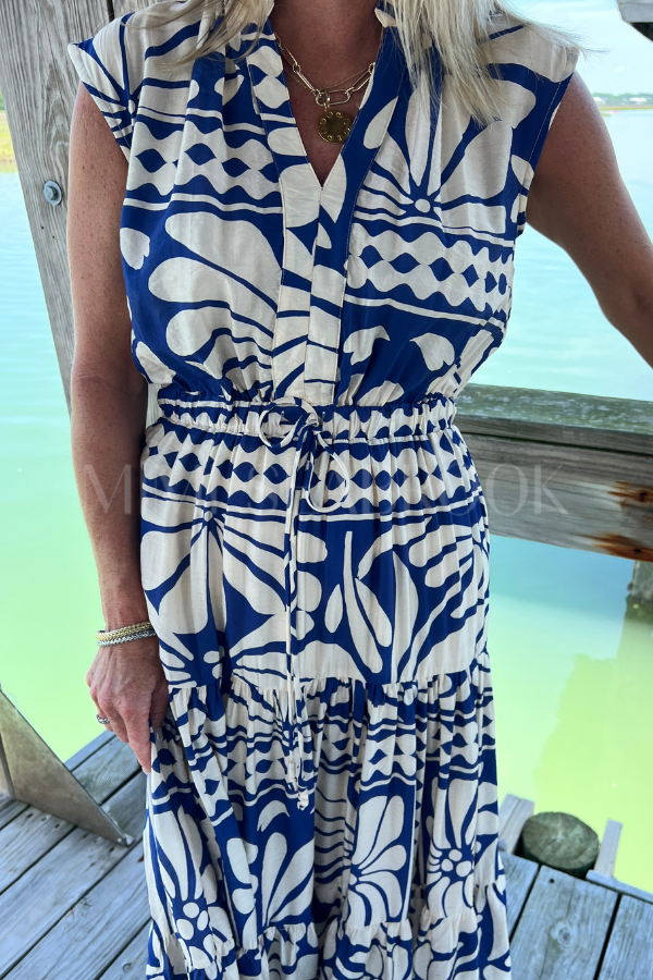 Arledge dress, blue