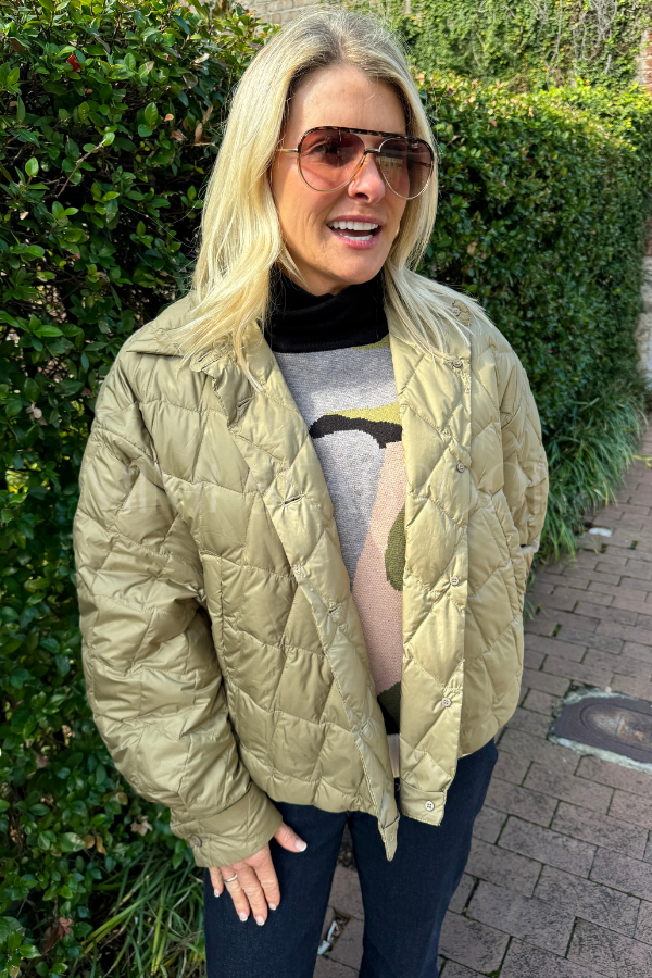 Arya jacket, olive taupe