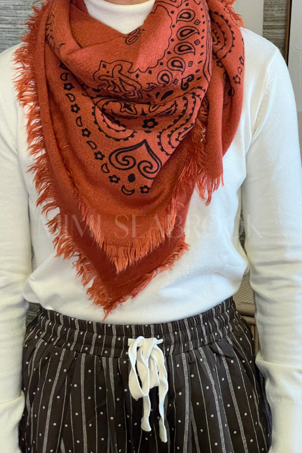 Aspen Scarf, brick
