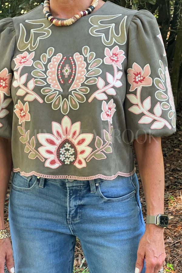 Aspen Suede Top