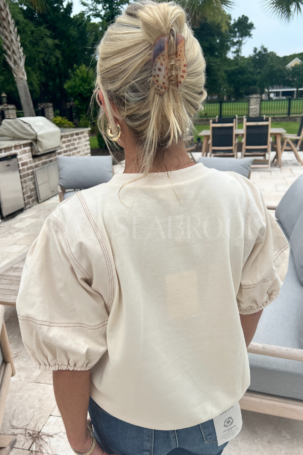 Audriana sweater, ecru