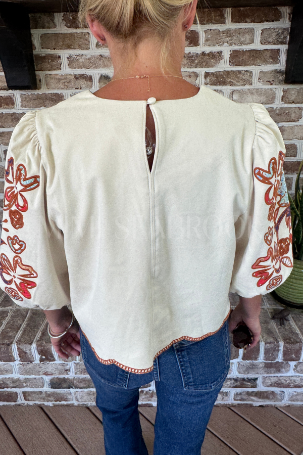 Austin Suede Top