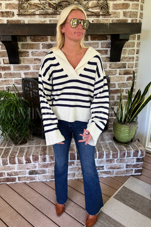 Avah sweater, navy