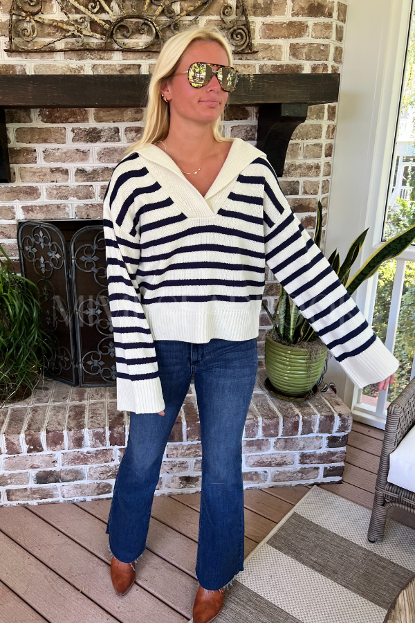 Avah sweater, navy