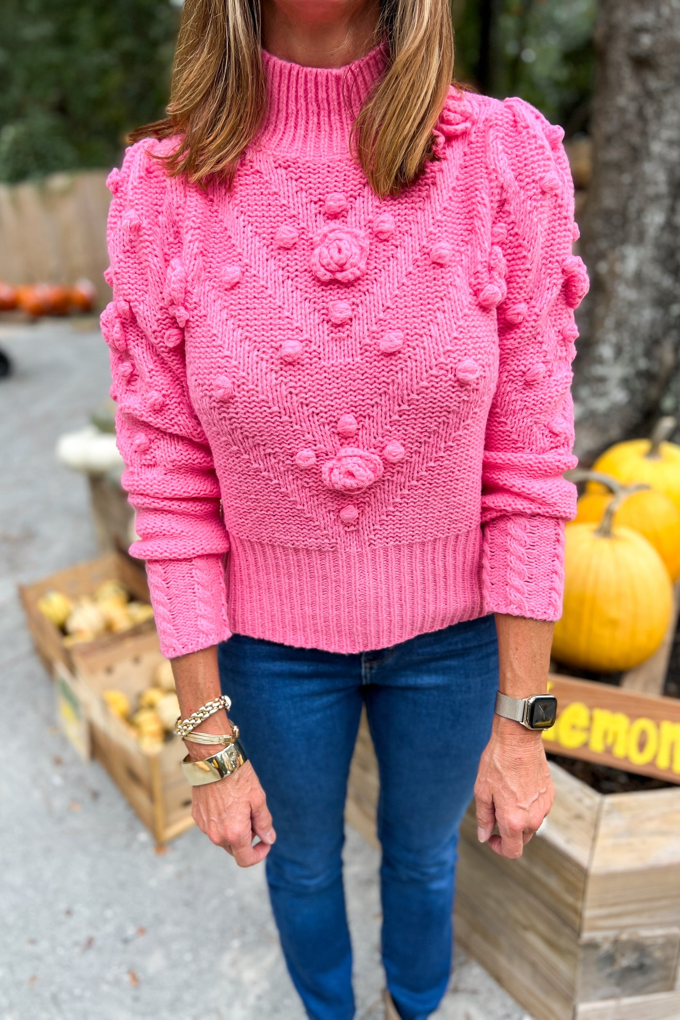 Rearden sweater, pink