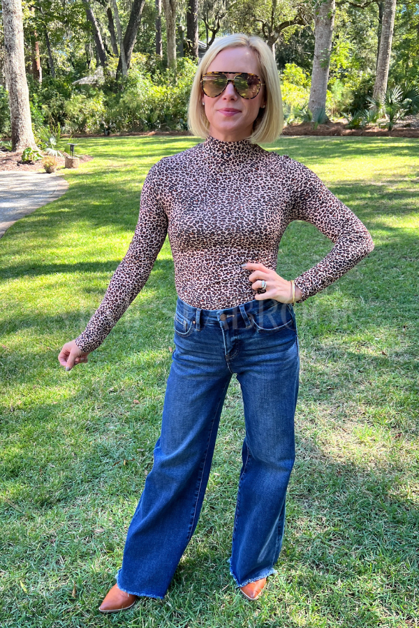 Baby Leopard Blouse by Farm Rio by Farm Rio