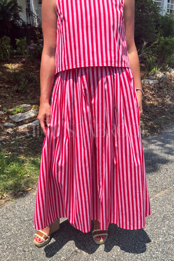Bale skirt, red