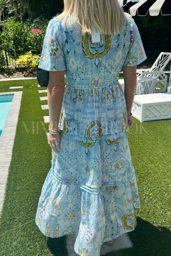 Barlow dress, light blue