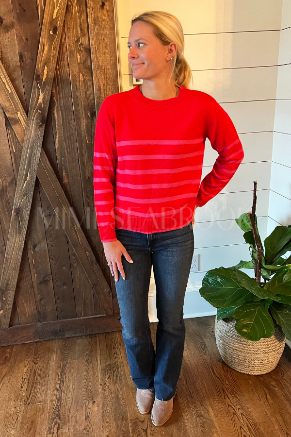 Barringer sweater, red
