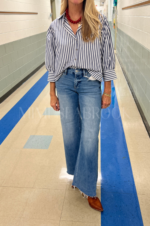 Bassett top, navy