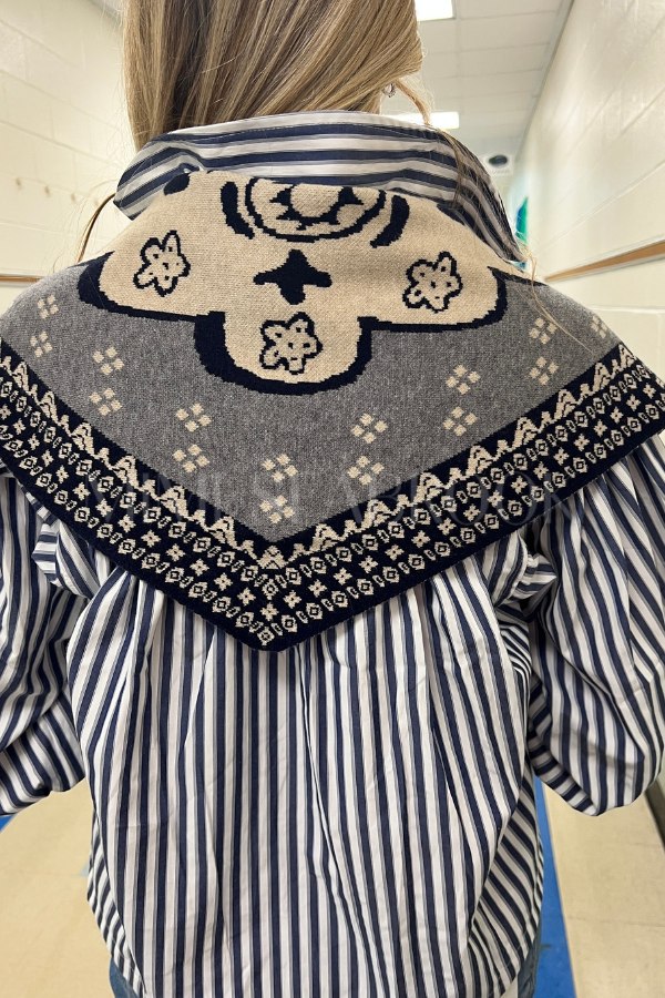 Bassett top, navy