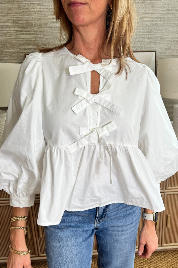 Beatrice top, off white