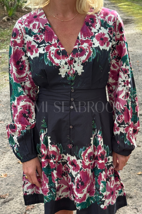 Beatrix Mini Dress, Violette Print by Cleobella