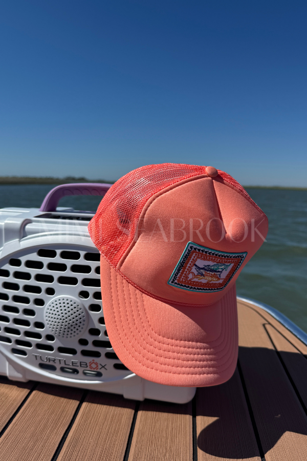 Beaufort Valley Trucker Hat x King + Pitt, Coral