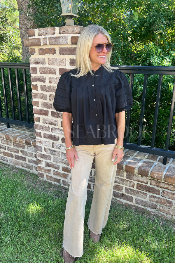 Belen top, black