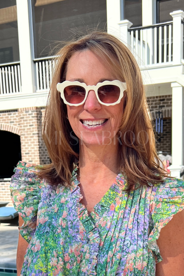 Benton Sunglasses, ivory