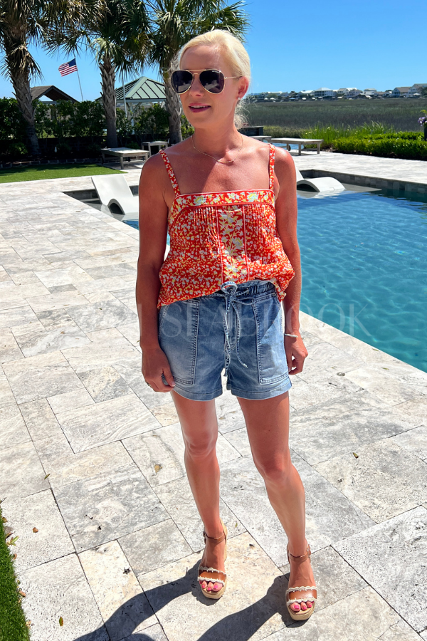 Billie denim shorts