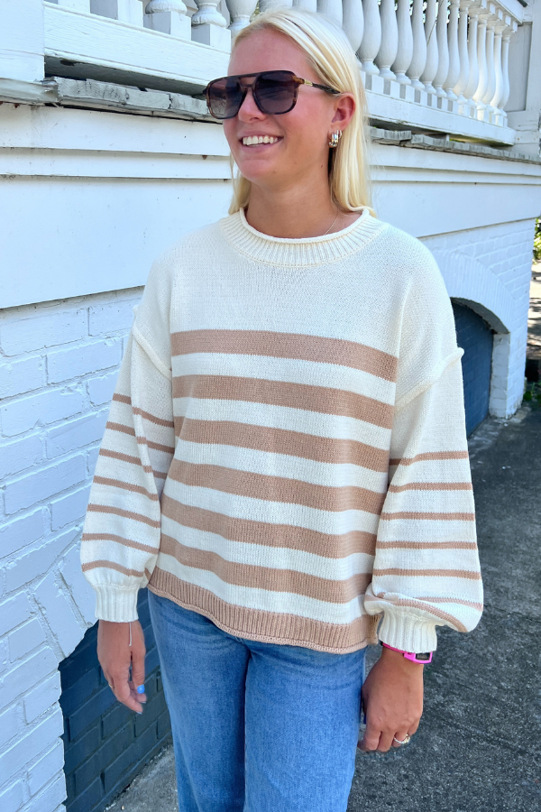 Birk sweater, taupe